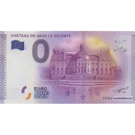 Meilleur Choix Billet souvenir - 77 - Château de Vaux le Vicomte - 2015