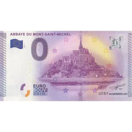 Usine Directe Billet souvenir - 50 - Abbaye du Mont Saint Michel - 2015