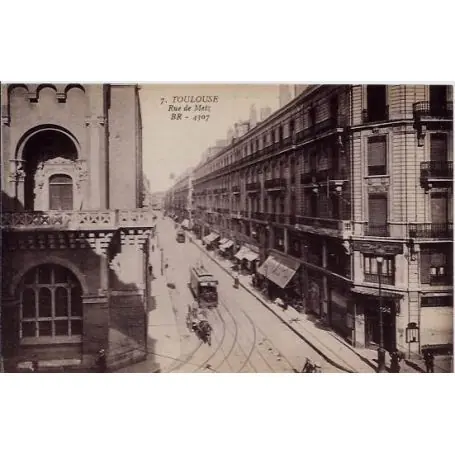 Premium Carte postale 31 - Toulouse - Rue de Metz - Non voyage - Dos divise