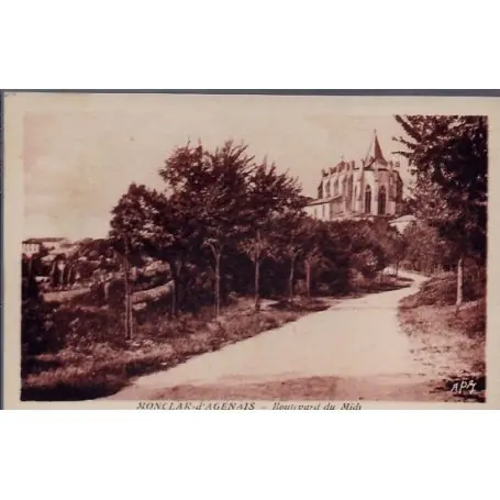 Prix Choc Carte postale 32 - Monclar-d' Agenais - Boulevard du Midi - Non voyage - Dos divise...
