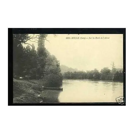 Carte postale 32 - Riscle - Sur les bords de l'Adour Usine Directe