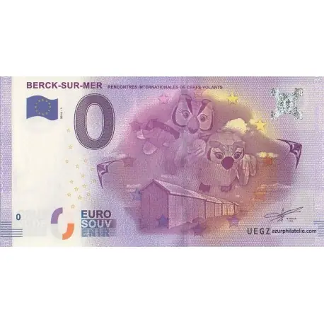 Prix Bas Billet souvenir - 62 - Les cerfs-volants - 2016