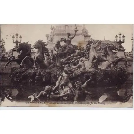 Affaire À Saisir Carte postale 33 - Bordeaux - Details du monument des Girondins - cote jardin public - Voyag