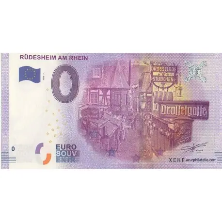 Populaire Billet souvenir - DE - Rudesheim Am Rhein - 2016