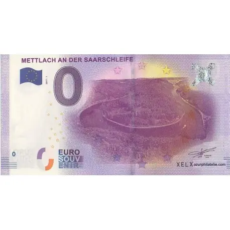 Billet souvenir - DE - Mettlach an der Sarrschleife - 2017 En Vogue