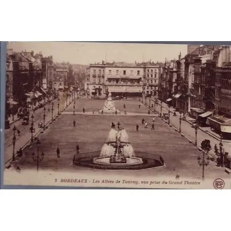 Top Vente Carte postale 33 - Bordeaux - Les allees de Tourny - vue prise du Grand Theatre - Voyage ...