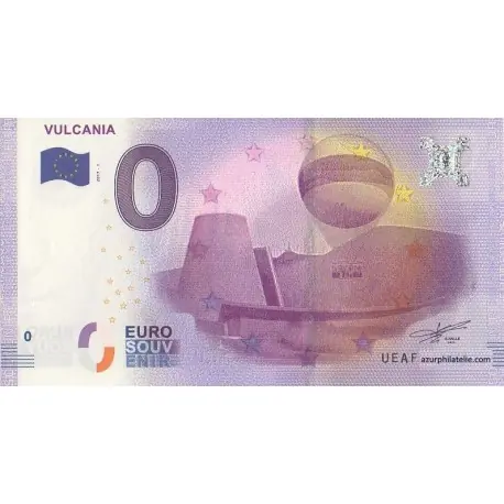 Certifié Billet souvenir - 63 - Vulcania - 2017