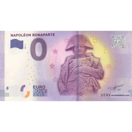 Offre Limitée Billet souvenir - 75 - Napoléon Bonaparte - 2017