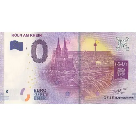 Nouvel Arrivage Billet souvenir - DE - Koln Am Rhein - 2017-2