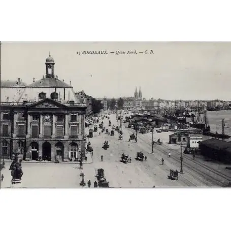 Achetez Aujourd’hui Carte postale 33 - Bordeaux - Quai Nord - Non voyage - Dos divise