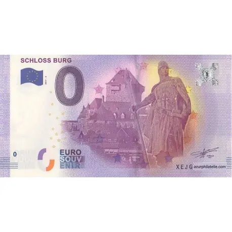Billet souvenir - DE - Schloss Burg - 2 - 2017 Original