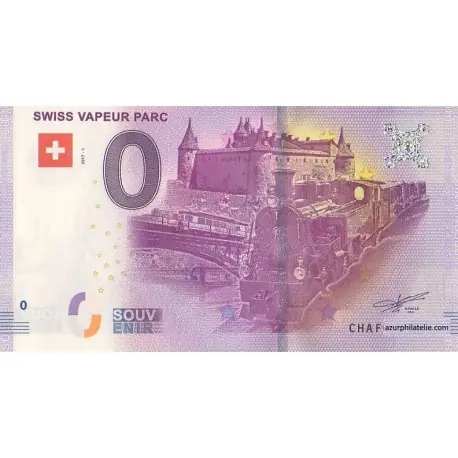 Billet souvenir - CH - Swiss Vapeur Parc - 2017-1 Jusqu’à Épuisement Des Stocks