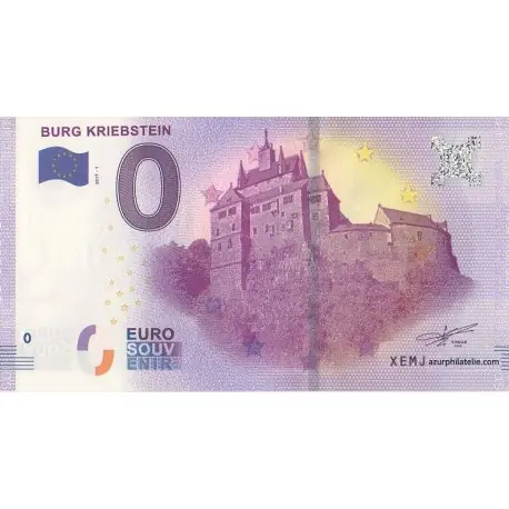 Billet souvenir - DE - Burg Kriebstein - 2017-1 Livraison Gratuite
