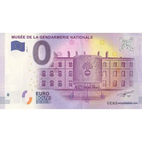 Premium Billet souvenir - 77 - Musée de la gendarmerie nationale - 2017-1