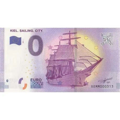 Quantité Limitée Billet souvenir - DE - Kiel : Sailing City - 2017-1 - No 313