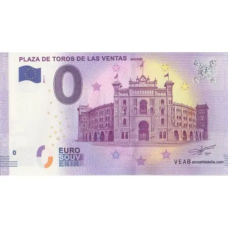 Billet souvenir - ES - Plaza de Toros de las Ventas - 2017-1 Nouvel Arrivage