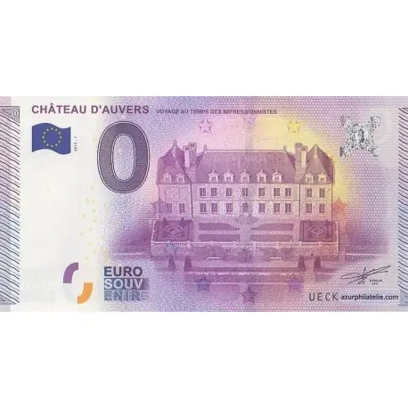 Billet souvenir - 95 - Château d'Auvers - 2015-1 Acheter Direct