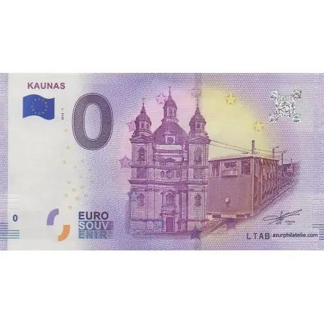 Billet souvenir - LT - Kaunas - 2018-1 Seulement Aujourd’hui