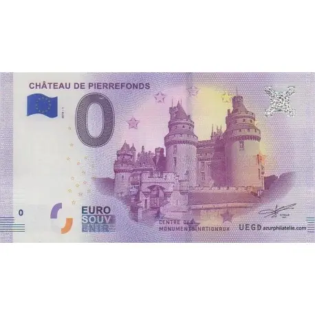 Top Qualité Billet souvenir - 60 - Château de Pierrefonds - 2018-1