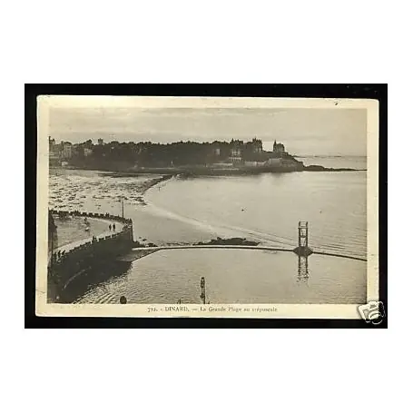 Produit De Marque Carte postale 35 - Dinard - La grande palge au crepuscule