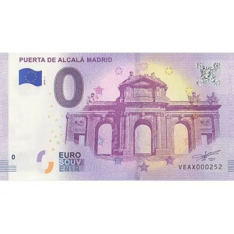 Premium Billet souvenir - ES - Puerta de Alcalá Madrid - 2018-1 - No 252