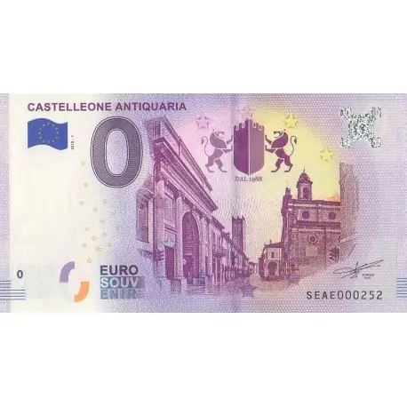 Meilleure Qualité Billet souvenir - IT - Castelleone Antiquaria - 2018-1 - No 252