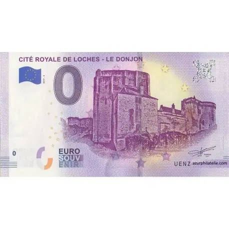 Nouveauté Billet souvenir - 37 - Cité Royale de Loches - Le donjon - 2019-2
