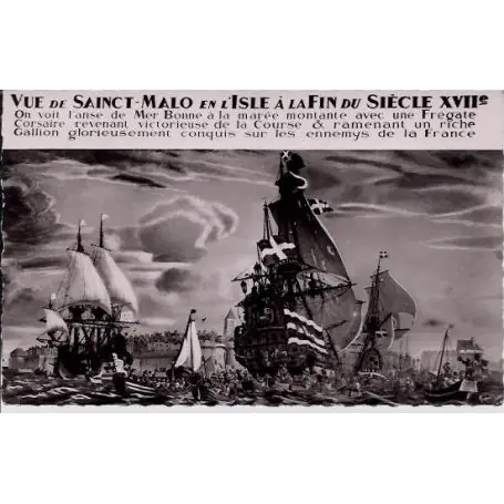 Gros Lot Carte postale 35 - Saint-Malo - Reproduction du tableau de la brasserie des voyageurs ( oeuv