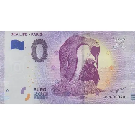Affaire À Saisir Billet souvenir - 77 - Sea Life - Paris - 2019-1 - No 400