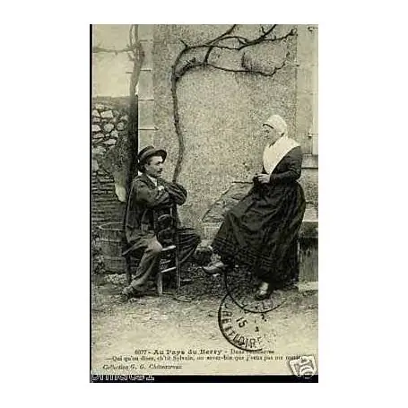 Carte postale 36 - Au pays du berry -Dans l'embarras -Qui qu'ou disez Expédié Aujourd’hui
