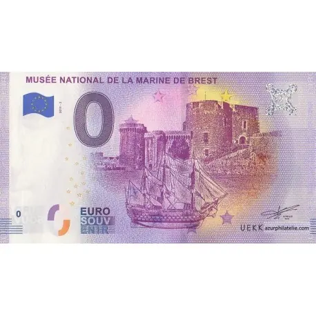 Premium Billet souvenir - 29 - Musée national de la marine de Brest - 2019-3