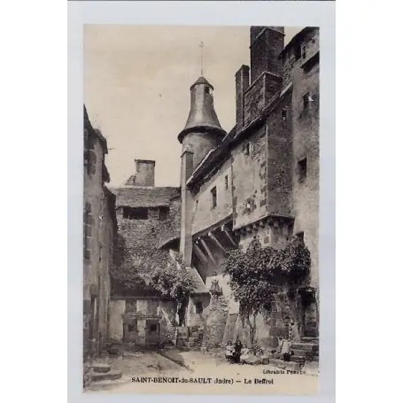 Dernier Modèle Carte postale 36 - Saint-Benoit-du-Sault - Le Beffroi - Non voyage - Dos divise...