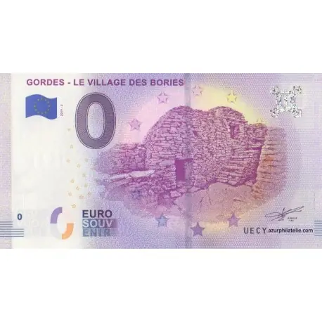 Nouvelle Collection Billet souvenir - 84 - Gordes - Le Village des Bories - 2019-2