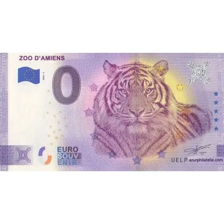 Billet souvenir - 80 - Zoo d'Amiens - 2020-2 - Anniversaire Acheter Direct