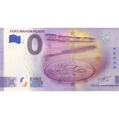 Billet souvenir - 80 - Fort-Mahon-Plage - 2020-1 - Anniversaire Seulement Aujourd’hui