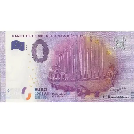 Must-Have Billet souvenir - 75 - Canot de l'empereur Napoléon 1er - 2016-1