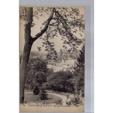 Carte postale 37 - Langeais -Vue sur le chateau - Non voyage - Dos divise... Édition Limitée