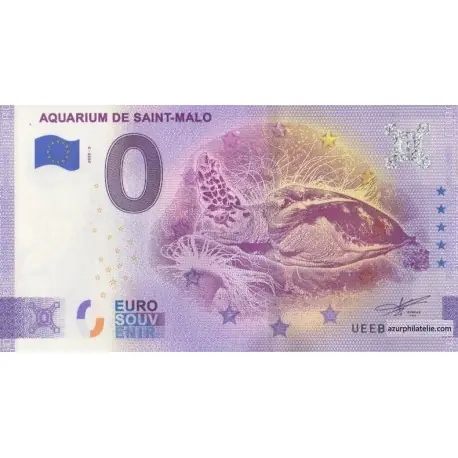 Offre Exclusive Billet souvenir - 35 - Aquarium de Saint-Malo - 2020-3 - Anniversaire