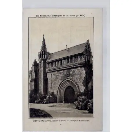 Carte postale 37 - Sainte-Radegonde - Abbaye de Marmoutiers - Non voyage - Dos non divise... Offre Spéciale