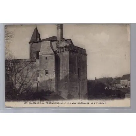 Carte postale 37 - St-Maur-de-Touraine - Le vieux chateau Xe et XVeme siecles - Voyage - ... Nouveauté