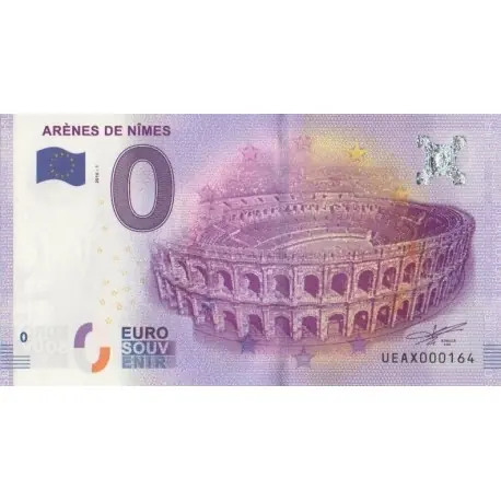 Billet souvenir - 30 - Arènes de Nîmes - 2016-1 - No 164 Prix Choc