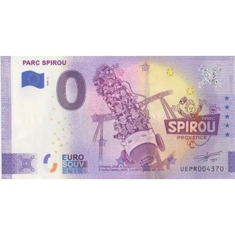 Livraison Gratuite Billet souvenir - 84 - Parc Spirou - 2020-2 - Anniversaire