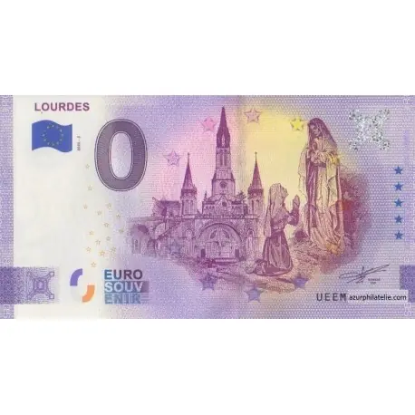 Prix Bas Billet souvenir - 65 - Lourdes - 2020-2 - Anniversaire