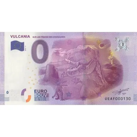 Billet souvenir - 63 - Sur les traces des dinausaures - 2016-2 - No 130 Prix Réduit