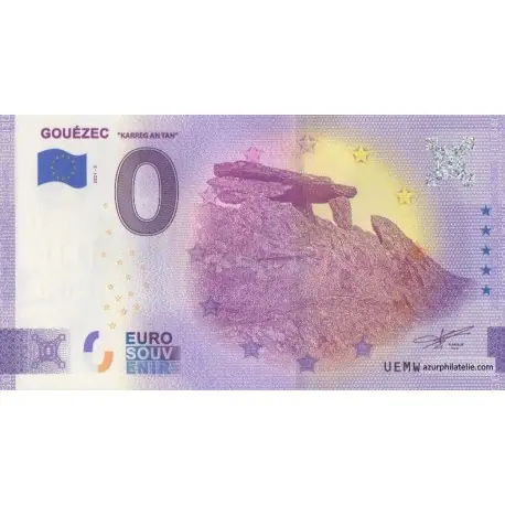 Billet souvenir - 29 - Gouézec - Karreg an Tan - 2021-3 Gros Lot