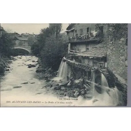 Carte postale 38 - Allevard - Le Breda et le vieux Moulin Livraison Gratuite
