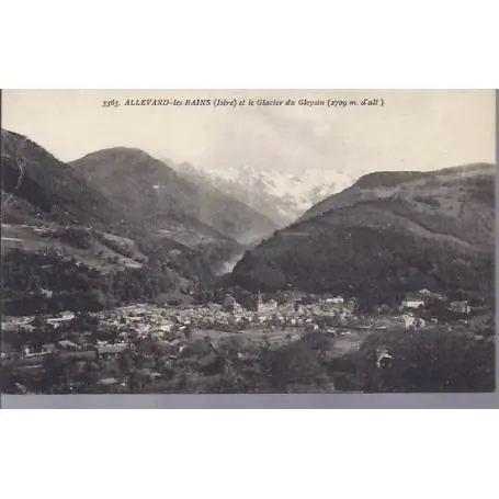Nouveauté Carte postale 38 - Allevard les bains - Glacier du Gleyzin