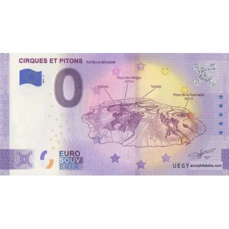 Promotion Saisonnière Billet souvenir - 974 - La Réunion - Cirques et Pitons - 2021-8