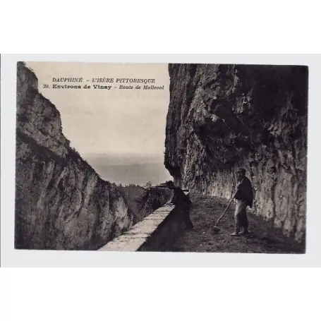 Prix Bas Carte postale 38 - Dauphine - Environs de Vinay - route de Malleval - Non voyage - Dos di...