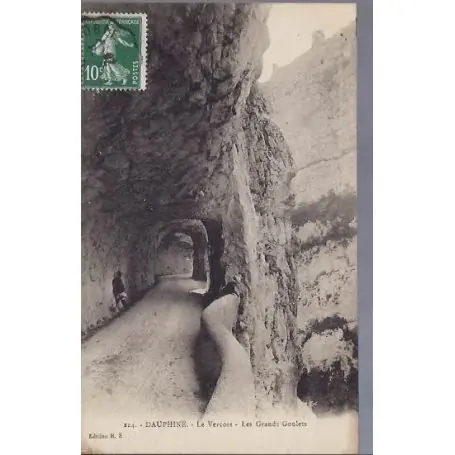 Carte postale 38 - Dauphine - Le Vercors - Les grands goulets Promotion